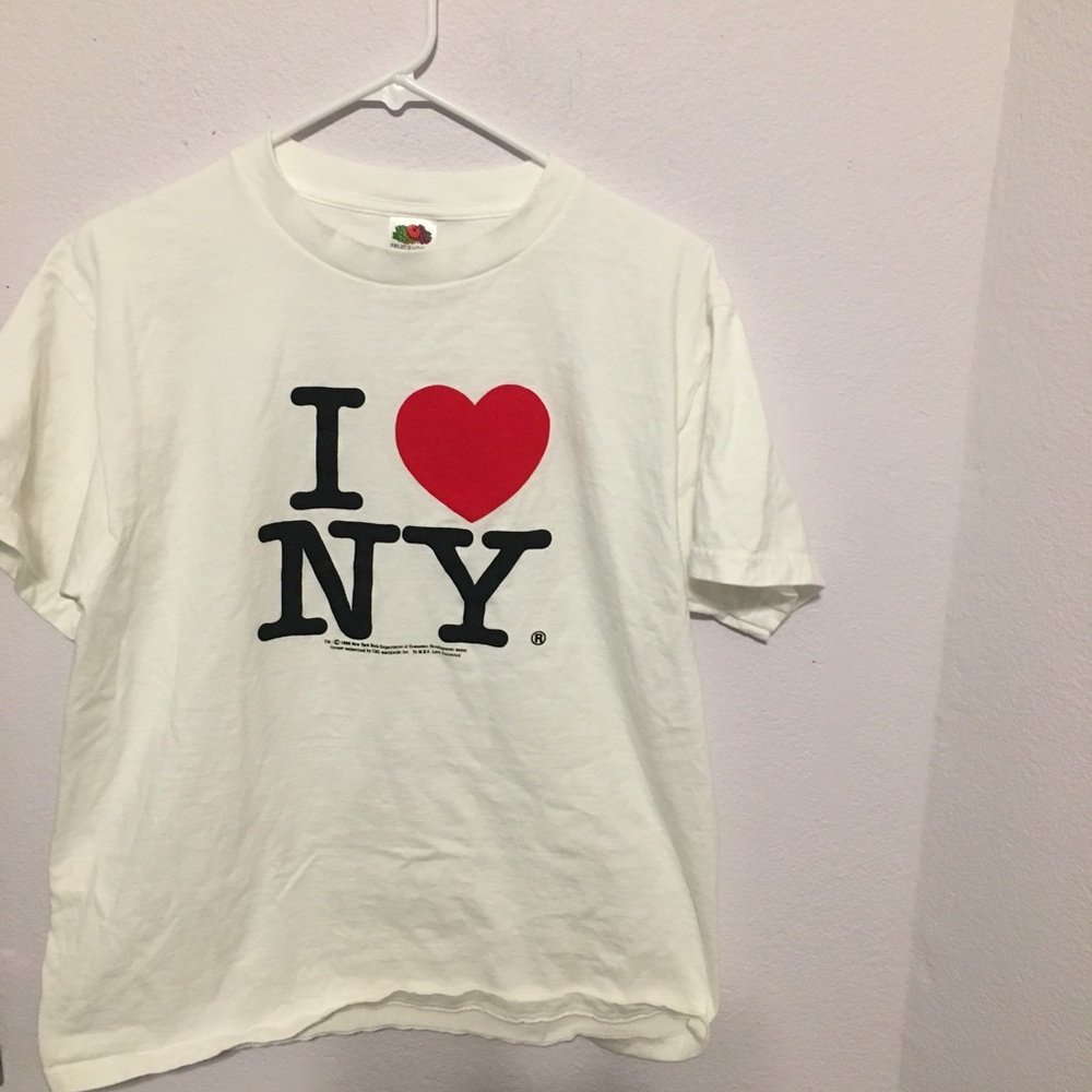I love New York NY graphic Tee SZ Large